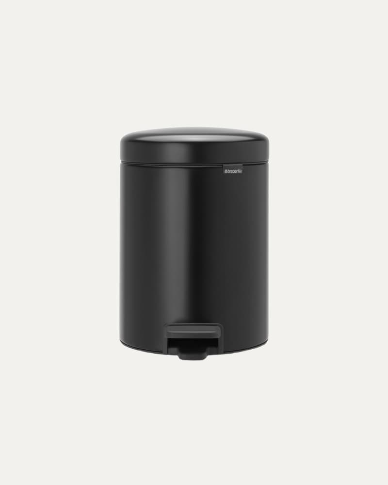 Cubo C/Pedal Negro Mate