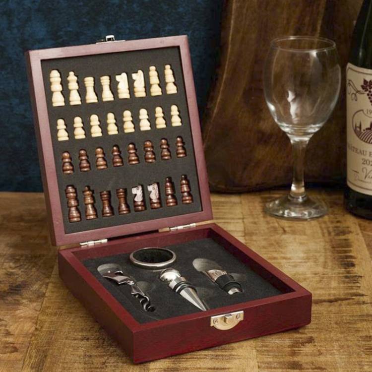 Set Vino Ajedrez - Vista 3