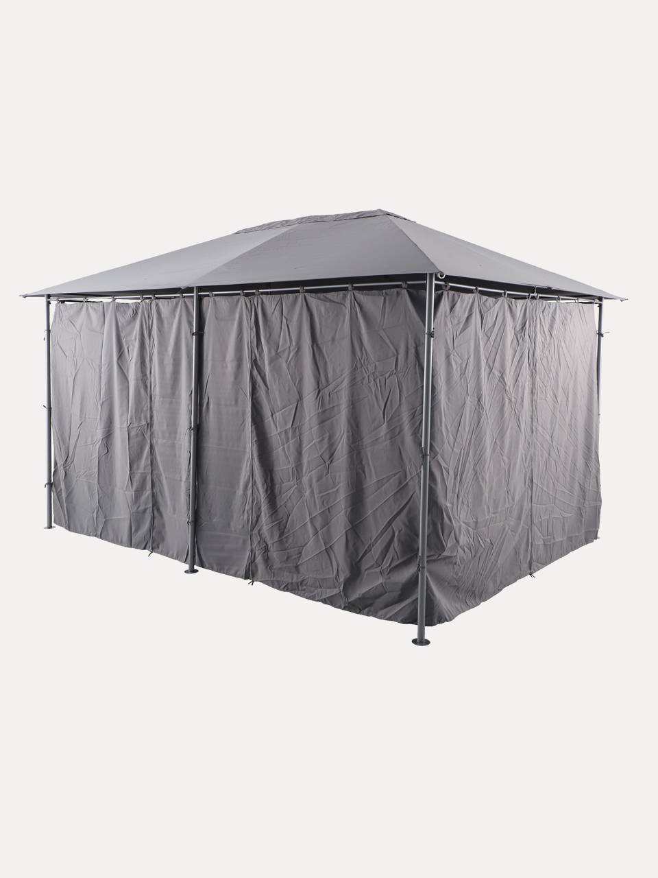 Cenador Santorini Gris vista 2