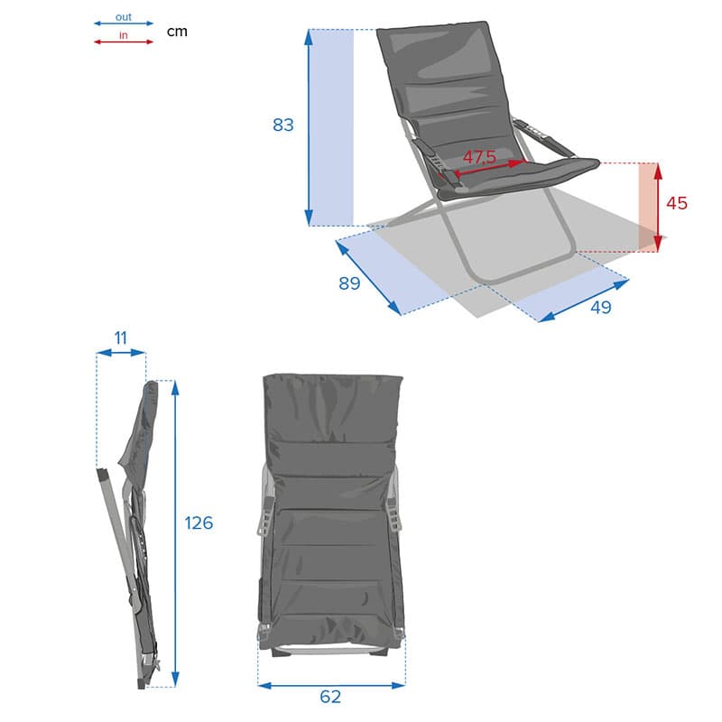 Tumbona Milos Topo - Vista 4