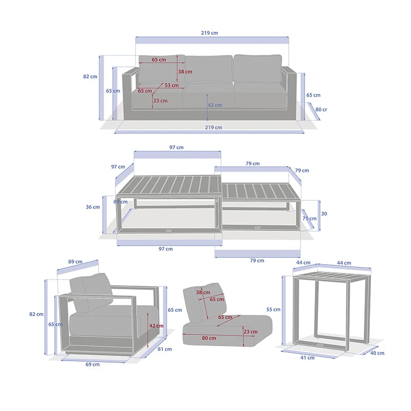 Conjunto Allure Avena vista 2
