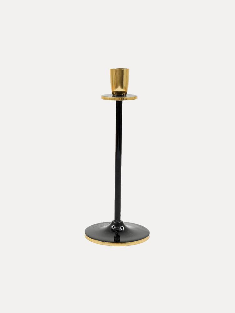 Candelabro Black & Gold