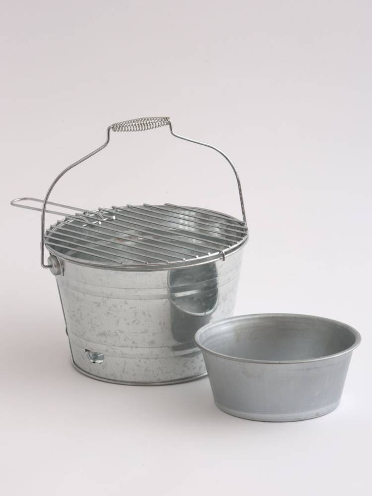 Barbacoa Cubo Zinc