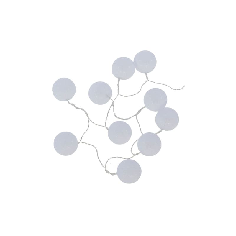 Guirnalda 10 Led Bola Bco