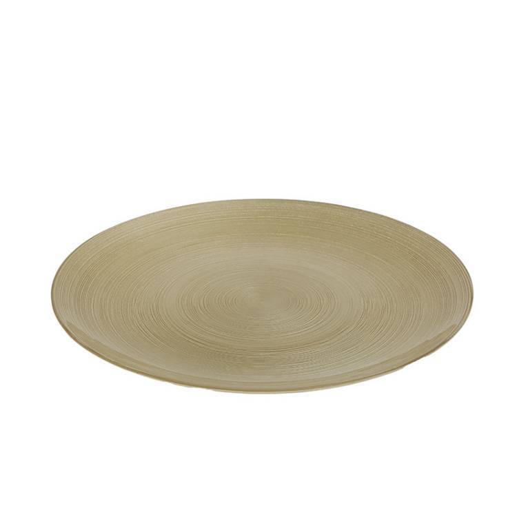 Plato Llano Glitter