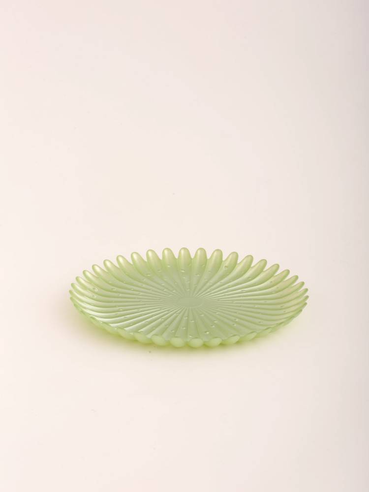 Plato Postre Flor - Vista 3