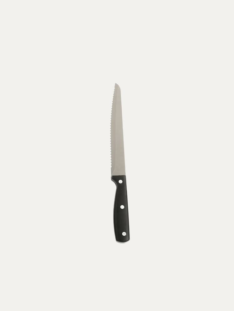 Cuchillo P/Pan Mango Negr