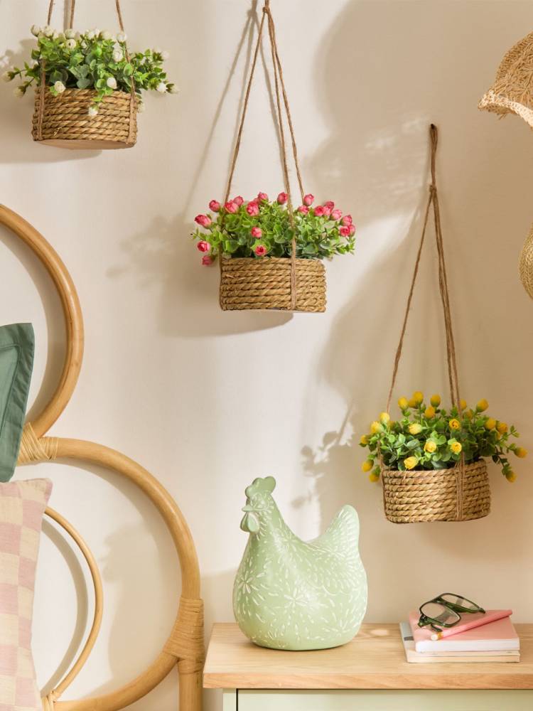 Maceta C/Rosas P/Colg - Vista 4