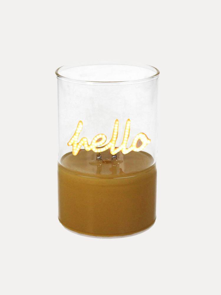Lampara Led Hello Amarill