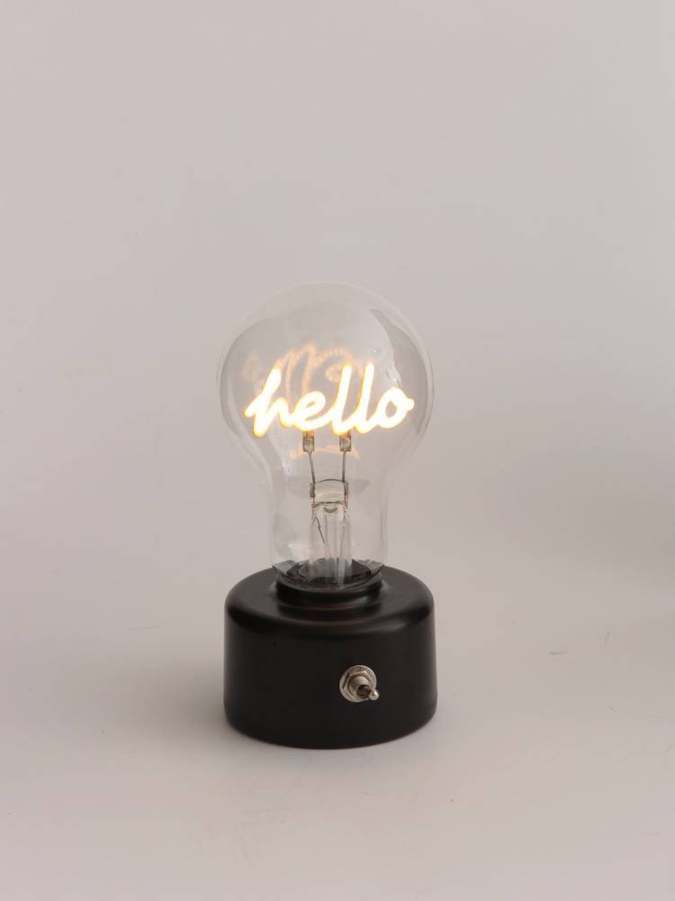 Lampara Led Bom+Text