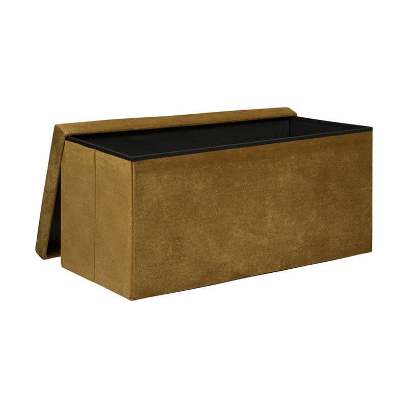 Baúl Otomana Ocre vista 2