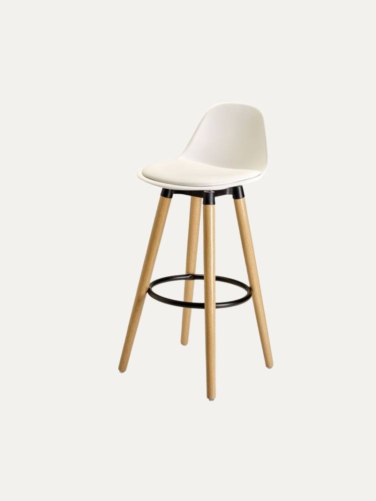 Taburete Bar Laka Blanco