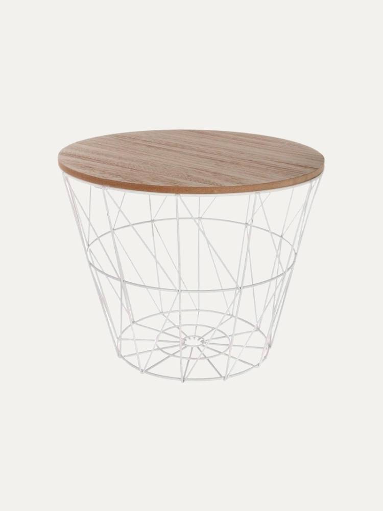 Mesa Auxiliar Kumi Blanca