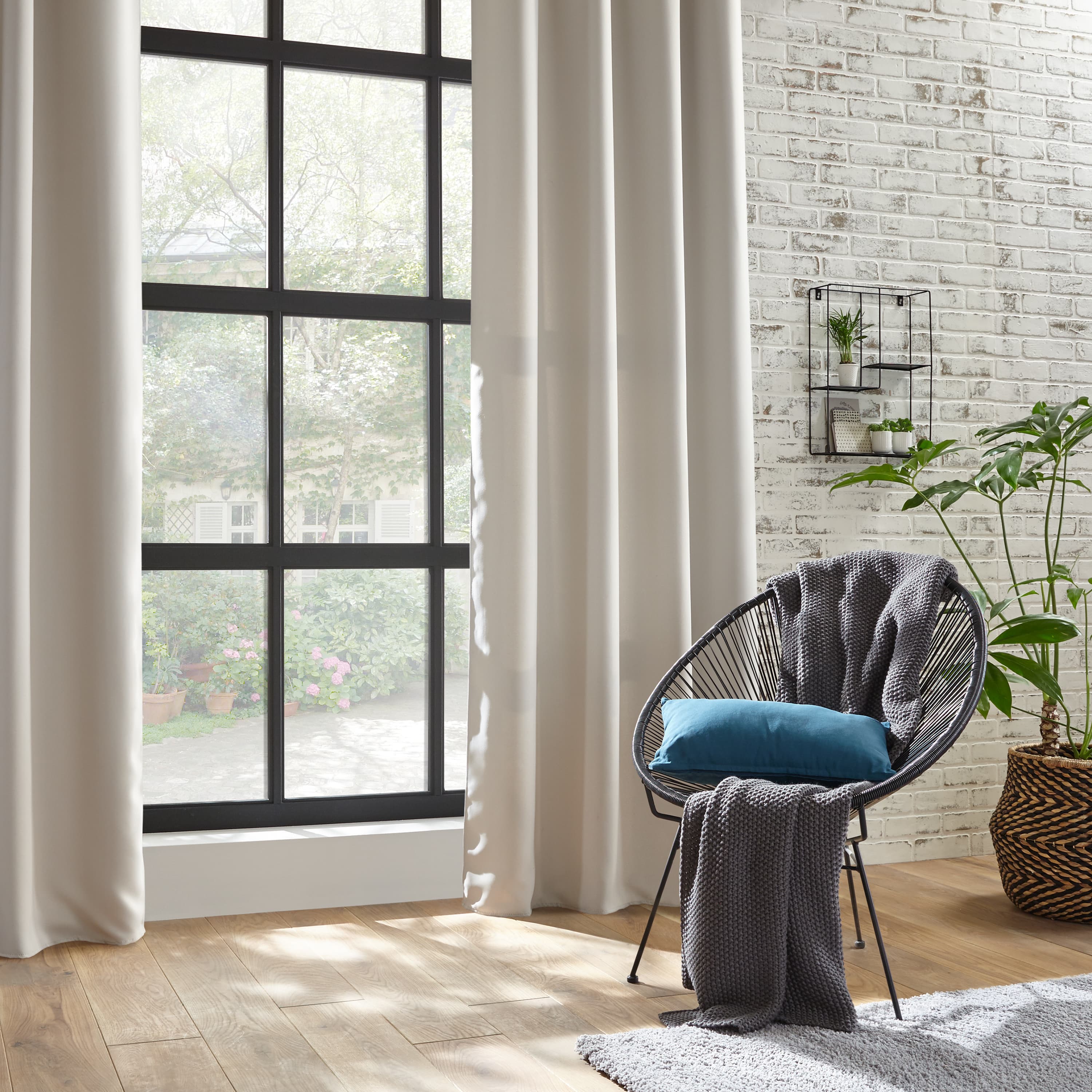 Cortina Ocultante Gris - Vista 3