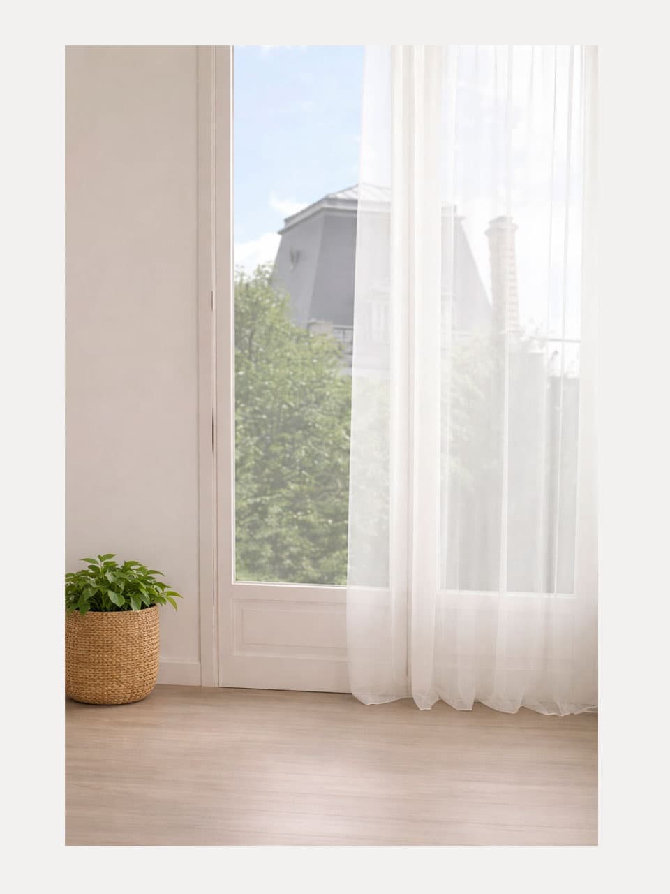 Visillo Moly Blanco vista 2