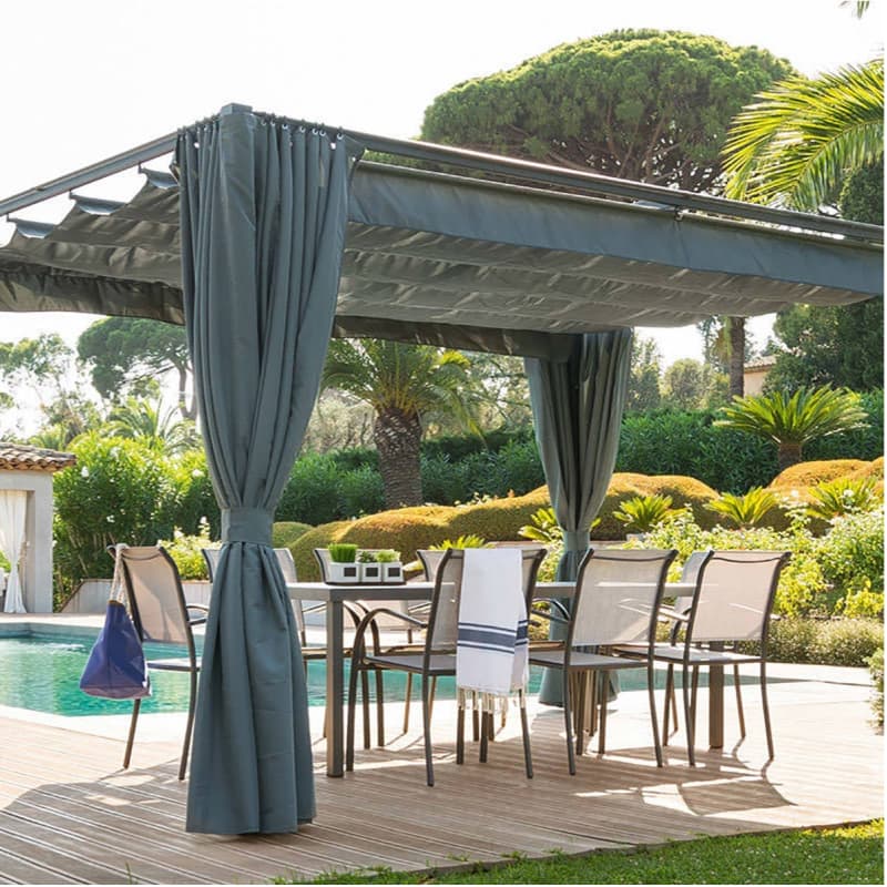 Cortinas Cenador Palmeira vista 2