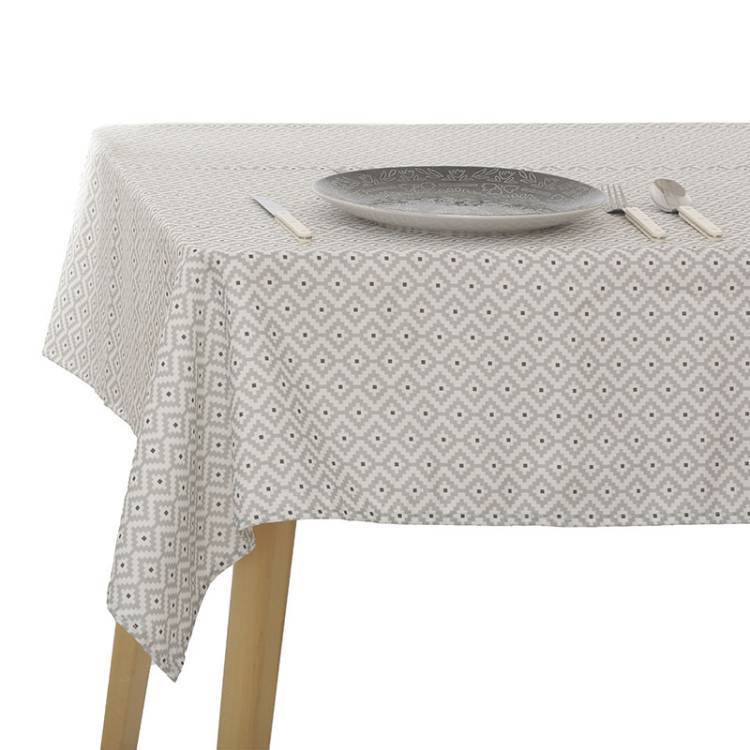 Mantel Ethnik Gris vista 2