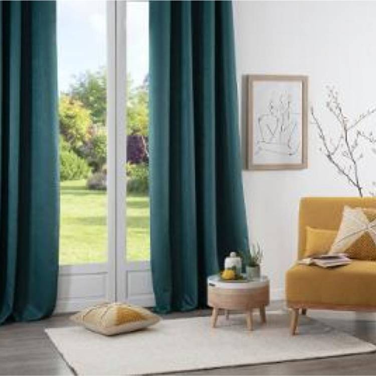 Cortina Ocultante Azul vista 2