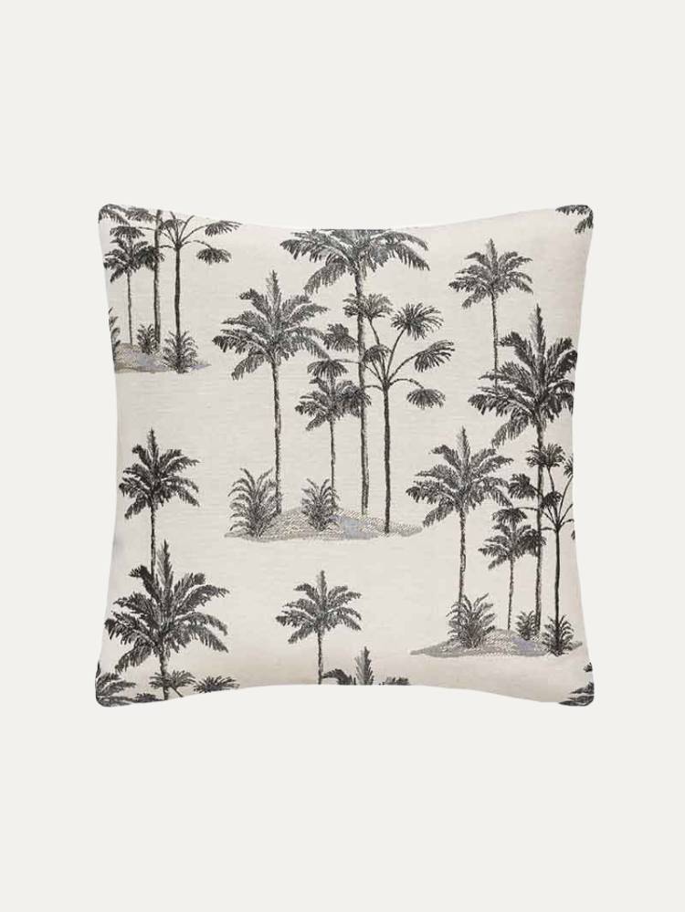 Funda Cojín Palm Blanco