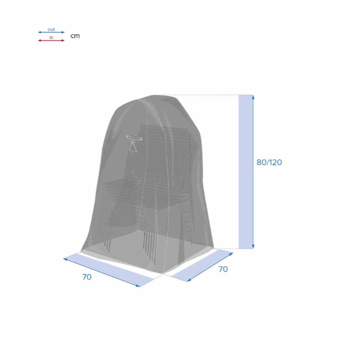 Funda P/Sillas Apiladas - Vista 3