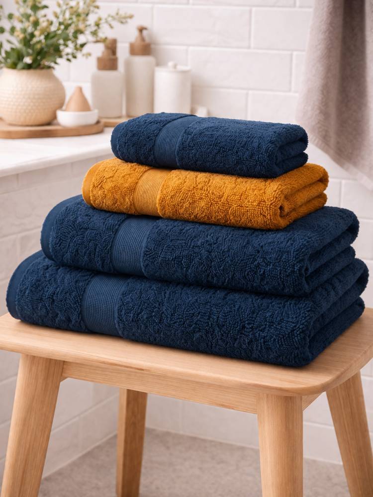 Toalla Baño Azul Egeo vista 2