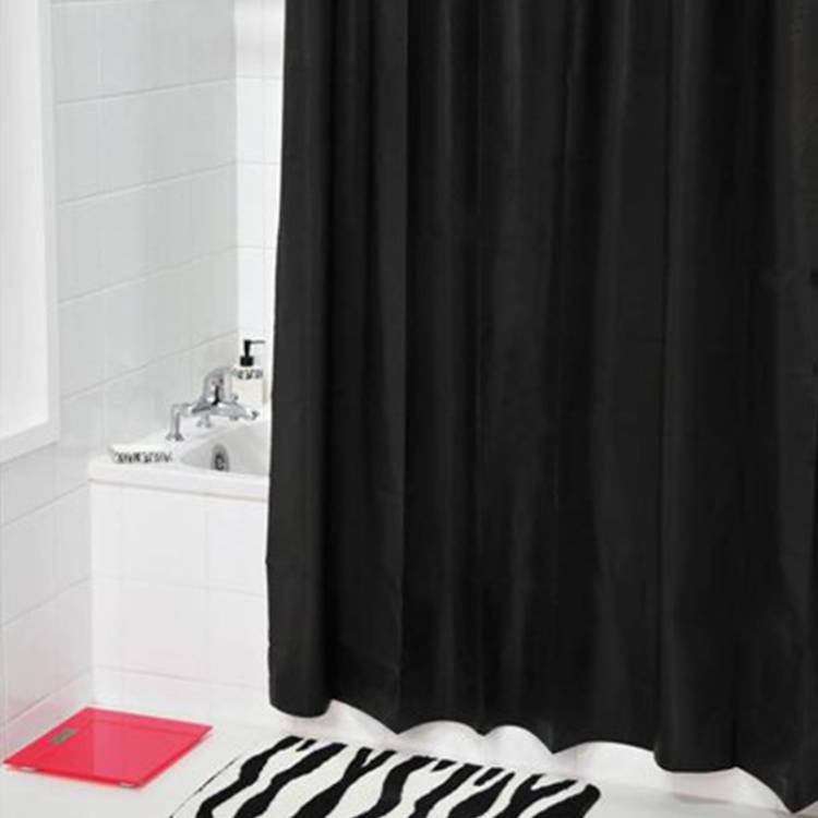 Cortina Baño Negra vista 2