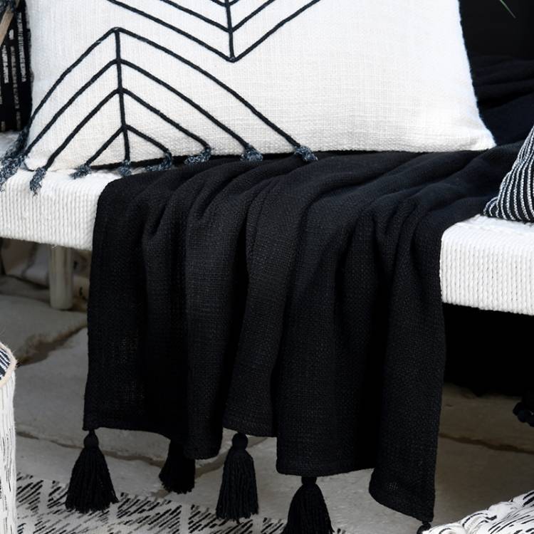 Manta Sanchez Negra vista 2