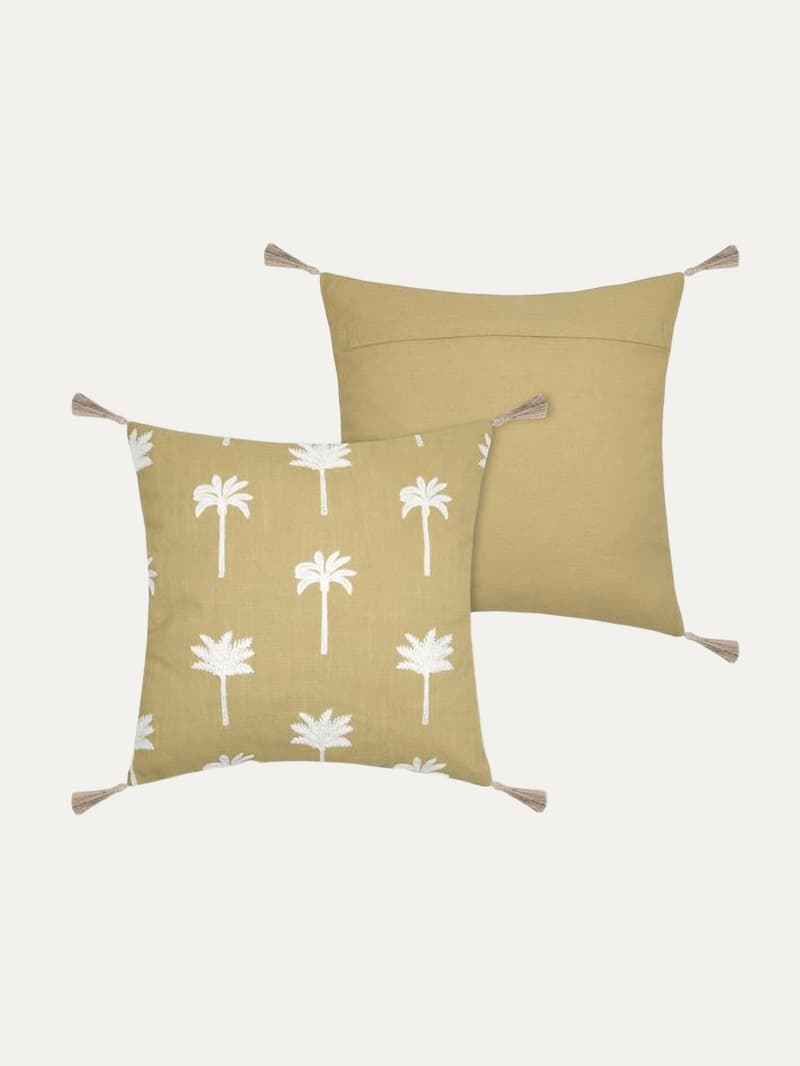 Cojín Casablanca Mostaza