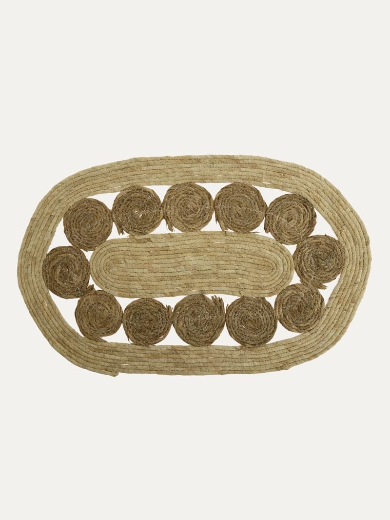 Alfombra Oval Círculos