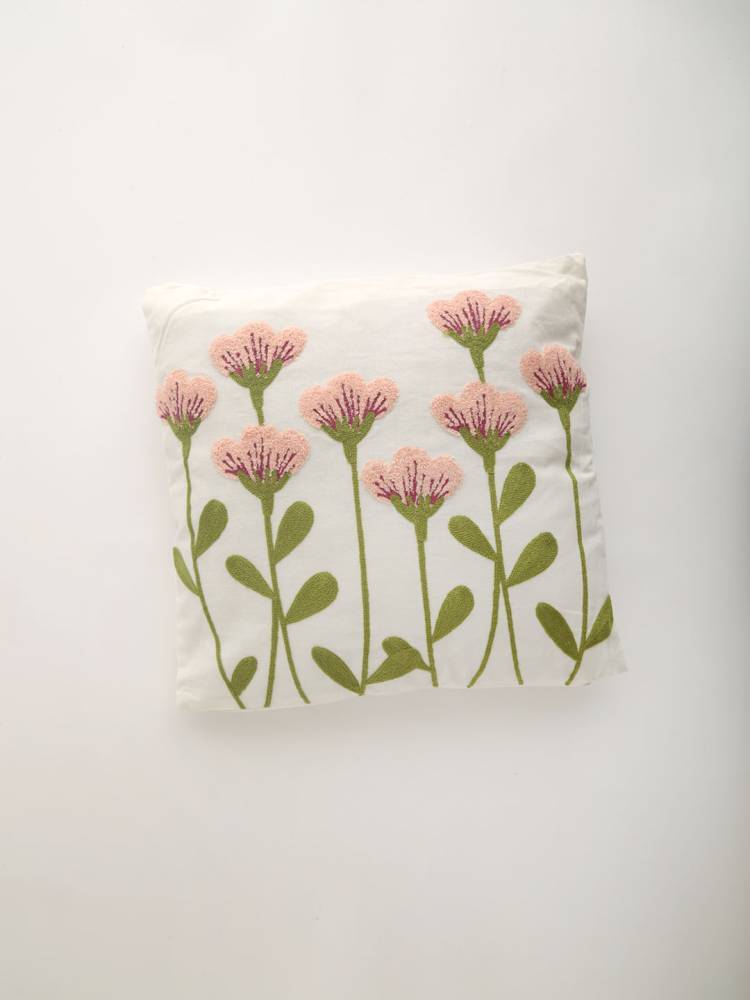 Cojín Flores vista 2
