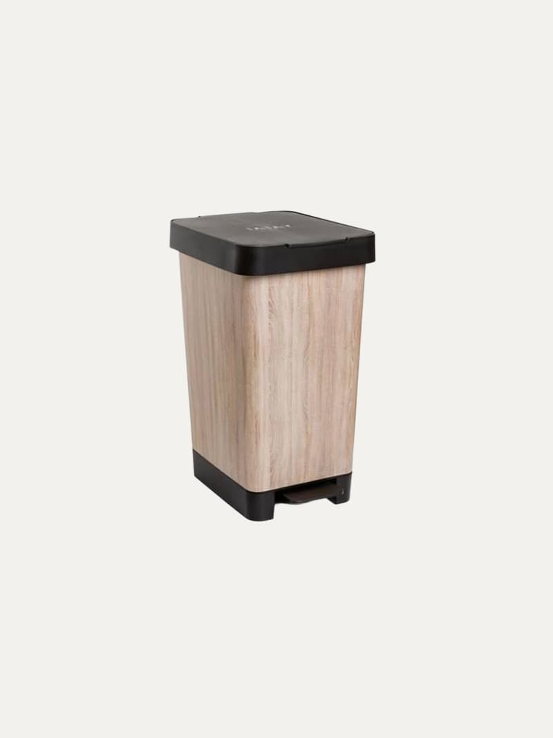 Cubo Pedal Deco Madera