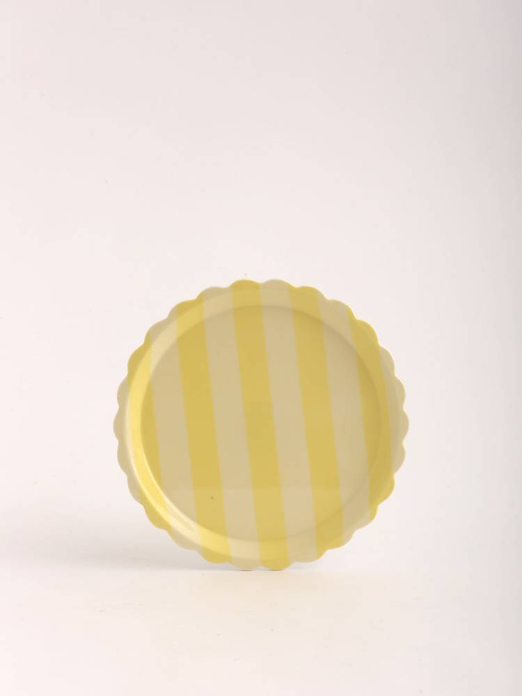 Plato Postre Rayas - Vista 4