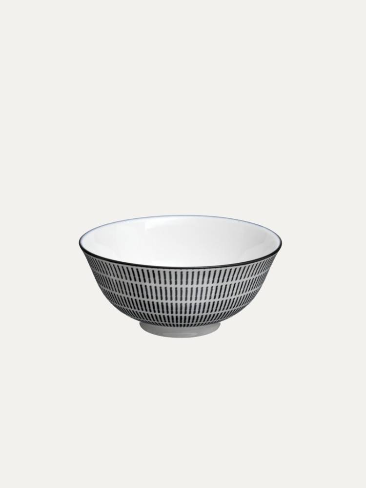 Bowl Lunis Rayas Negro