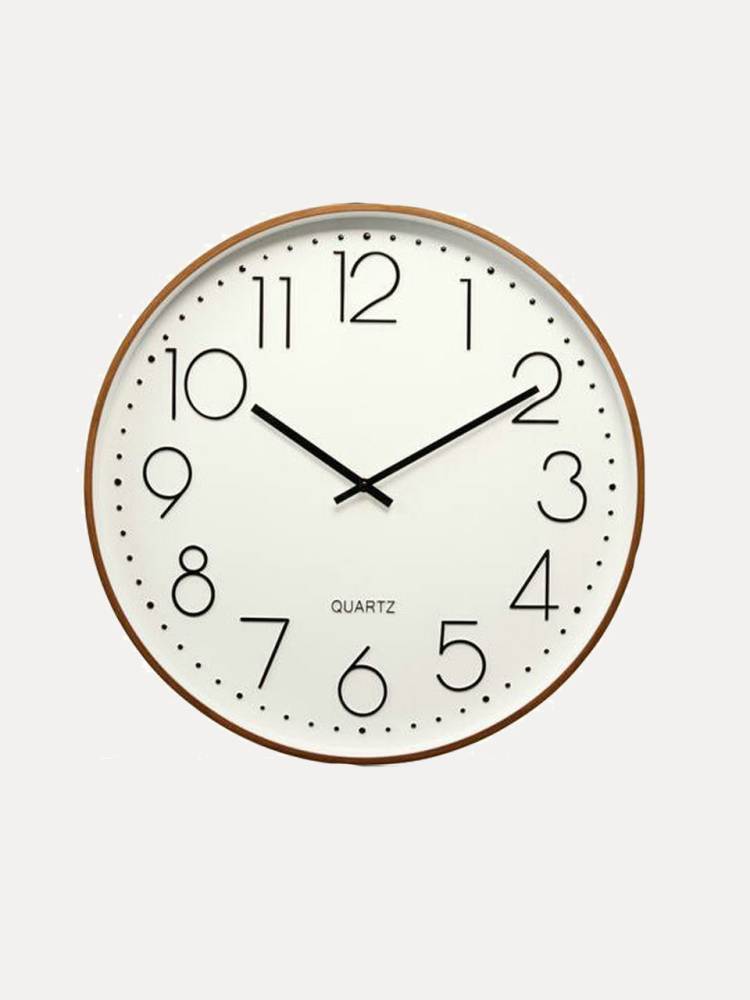 Reloj Pared Blanco/Madera