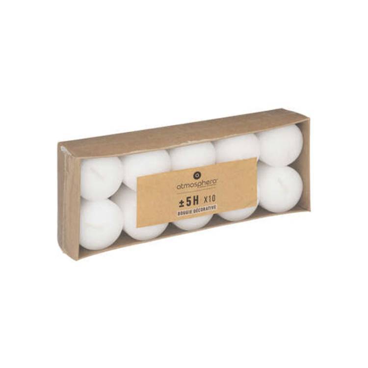 Vela Votive Blanca Juego vista 2