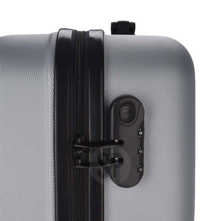 Maleta Rígida Plata vista 2