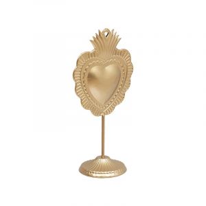 Figura Base Corazón Gold